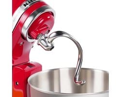 SnelShoppen - RVS Spiral Kneedhaak voor Keukenmachine 4.5-5 Quart, Geschikt voor Tilt Head, Efficiënt Kneedgereedschap, Vaatwasserbestendig, Keukenacc
