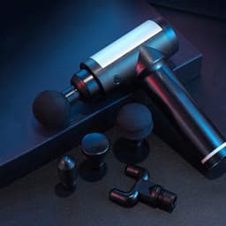 Massagepistool - Spierontspanning Tool - Herstel na sport - 30 snelheden - 5 opzetstukken - Zwart — thumbnail 5