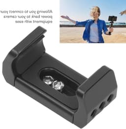 Aluminium Powerbank Houder met Klem, Geschikt voor Breedte van 53 mm tot 80 mm, Ideaal voor Mobiele Apparaten en Fotografie — thumbnail 2
