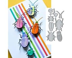 Metalen Die Cuts voor Dierlijke Insecten en Kerstkaarten, Snijmallen voor DIY Scrapbooking en Embossing Decoraties