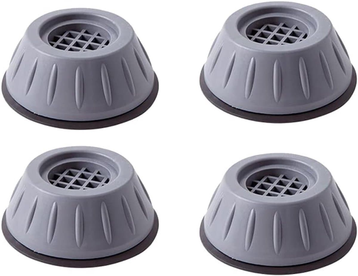 4 Stuks Anti-trilling pads voor wasmachine en droger - Geluids- en trillingsdemping, antislip voetstukken voor huishoudelijke apparaten — afbeelding 1