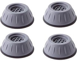 4 Stuks Anti-trilling pads voor wasmachine en droger - Geluids- en trillingsdemping, antislip voetstukken voor huishoudelijke apparaten