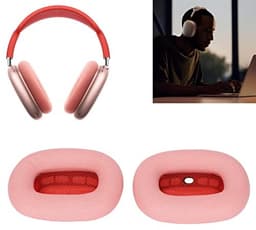 Allecto - - Headphone Earpads - Vervangende Earmuffs - Perfecte Pasvorm - Roze - Zachte Geheugen Foam - Geschikt voor AirPods — thumbnail 3