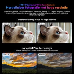 Blackview ROCK 3 - Robuuste Smartphone - 4G - 24GB RAM - 256GB ROM - 6.78inch 120Hz - 10000mAh Robuuste Telefoon - Android 16 - NFC - GPS - Oranje — thumbnail 3