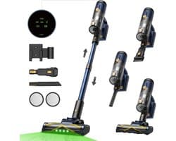 Vactidy Blitz V12 - Draadloze steelstofzuiger - 120 AW, 70 kPa, 600 W - Gebruiksduur 55 min - LED-display - Stofreservoir van 1 liter