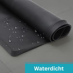 Quvo® Lekbak Wasmachine - Lekbak - Anti Trillingsmat Wasmachine - Lekbak Wasmachine 60x60 x - Lekbak Wasmachine Universeel - Zwart - 60cm x 60cm x 2cm — thumbnail 2