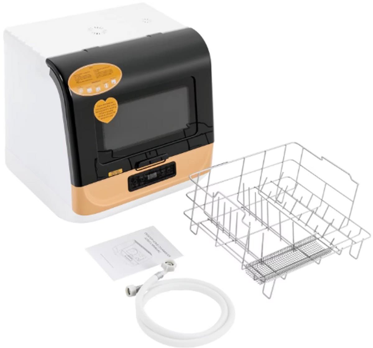 Lifero Vaatwasser Vrijstaand - Mini Tafelmodel Vaatwasser - Afwasmachine - Afwassen, Drogen en Bewaren - Fruit/Groente Schoonmaken — afbeelding 1