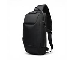 Anti-Diefstal Sling Bag - Crossbody Rugzak - Waterdichte Schoudertas - Laptop - Tablet Tas - Met Cijferslot - Zwart