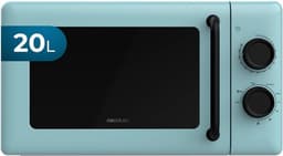 Magnetron met Grill - Compacte Oven - Snel Eten Bereiden - 800W Grill Functie - 20 Liter Capaciteit - Blauw Design — thumbnail 1