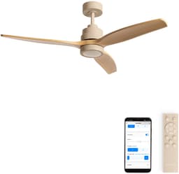 CREATE - Stille plafondventilator van 40 W met technische ABS-bladen, verkrijgbaar in verschillende maten - M - Met licht - WIFI - WIND STYLANCE — thumbnail 1