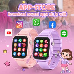 Vashoy T53-Kinderhorloge-Nieuwe smartwatches voor kinderen met GPS-videogesprek-SOS-Leermodus-App om te downloaden-Cadeaus voor kinderen van 5 tot 16 jaar — thumbnail 4