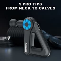 Cellista Massage Gun Mini - Fasciapistool - Spiermassage Apparaat - Percussie Massage - 9 Snelheden - 1500mAh Oplaadbaar - Zwart — thumbnail 3
