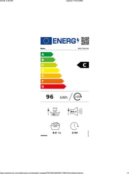 Beko BM3T3824W-1 SteamCure™ Warmtepompdroger 8 kg + 3 Jaar Gratis Extra Garantie — thumbnail 3
