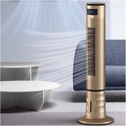 Torenventilator - Bladloze ventilator - Zomerse verkoeling - Watergekoeld ontwerp - 105-119 cm - Wit — thumbnail 2