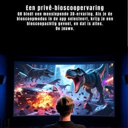 TIM® VR Bril met controllers - VR Bril - VR-brillen - Zwart - ‎20cm x 13cm x 11cm — thumbnail 4
