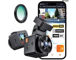 Mini Auto Camera - Rijcamera Recorder - Veilige Rit Registratie - 4K Beeldkwaliteit - 1.54 Inch Scherm - Zwart