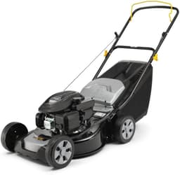 Benzine grasmaaier - Duwmaaier - Gazon onderhoud - Stalen maaidek - 41 cm maaibreedte - Zwart — thumbnail 2