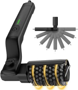 Electric Rotary Grill Brush for BBQ,3-Speed Power Steel BBQ Grill Brush,Up to 90 min Runtime Cleaning — thumbnail 1