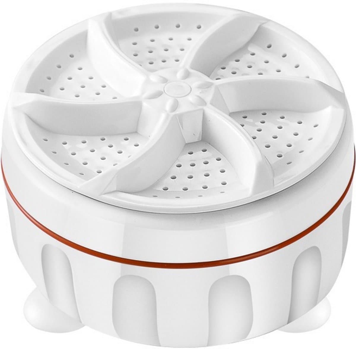 Mini Wasmachine - 2kg Wascapaciteit - Draagbare Wasmachine - Kleine Wasmachine - Draagbare Mini-Turbo Wasmachine - Handwasmachine - Draagbare Wasmachine - Geschikt Voor Kleine Was - Wit — afbeelding 1