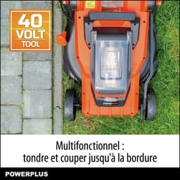 Accugrasmaaier - Elektrische maaier - Gazon onderhoud - Borstelloze motor - 42 cm snijbreedte - Oranje — thumbnail 2