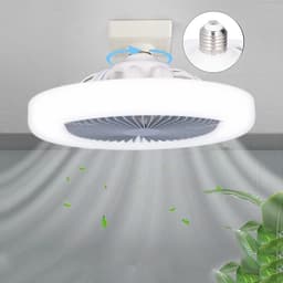 Allecto - Plafondventilator met Lampen - Verstelbare LED-ventilatorlamp - Stil - 30W - Geschikt voor Kinderkamer en Slaapkamer - 9,8 Inch Diameter — thumbnail 5