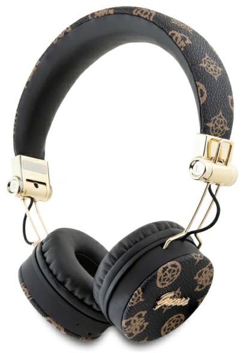 Guess Peony Script - Bluetooth Over-ear Koptelefoon - ENC - Zwart — afbeelding 1