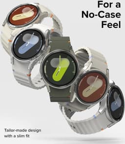 Ringke Slim + Glass | Hoesje + Screen Protector Geschikt voor Samsung Galaxy Watch 7 40MM | Case met 9H Tempered Glass | Transparant — thumbnail 7