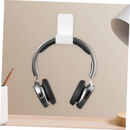 Koptelefoon Hanger - Headset Rek - Opbergen - Zelfklevend - 7.9 x 4.5 x 6.6 cm - Wit — thumbnail 2