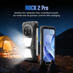 Blackview ROCK 2 Pro Robuuste Smartphone 5G - Gemini AI - 32GB RAM - 256GB ROM - 6.67 inch 120Hz - 15000mAh - IP68/IP69K - Android 16 Robuuste Telefoon - NFC - GPS - OTG - Geel — thumbnail 6