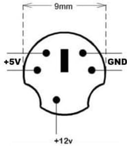 Netadapter Oplader - Voeding Adapter - Harde Schijf Voeden - Dubbele Uitgangsspanning - 16 cm Kabel - Zwart — thumbnail 2