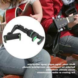 Multifunctionele Telefoonhouder voor Muzikanten, Verstelbare Klem met Picks en Doek, Geschikt voor Instrumenten, Muziekstandaards en Bladmuziek Lezen — thumbnail 3