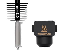 Hotend Kit - Printkop Set - 3D Printen Verbeteren - Geïntegreerd Mondstuk - 0.2 mm - Zwart