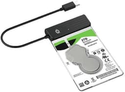 USB-C naar SATA Adapter - Harde schijf adapter - Externe schijf aansluiten - Ondersteunt UASP - 25 inch - Meerkleurig — thumbnail 3
