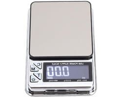 Hoogwaardige Digitale Milligram Weegschaal tot 500g met 0.01g Precisie voor Sieraden, Poeders en Meerdere Functies, Draagbaar en van Roestvrij Staal met Tare en PCS Functie