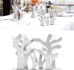 Stijlvolle Servetrack voor Tissuepapier - Organiseer je Bureau of Restaurant met een Elegante Opslagoplossing (Zilver) — thumbnail 4