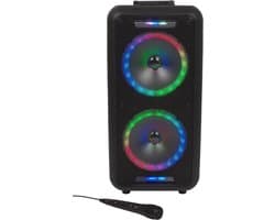 Bluetooth Partyluidspreker - Draagbare Speaker - Muziek Afspelen - Kleurveranderende LED - 10 Uur Speeltijd - Wit