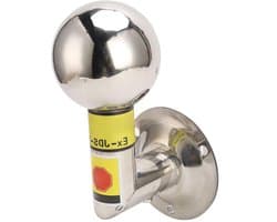 Muurbevestigde Ontladingsbal voor Statische Elektriciteit - L-vormige Static Eliminator van Roestvrijstaal voor Menselijke Ontlading