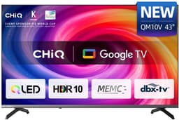 CHiQ U43QM10V - Smart TV 43 Inch - QLED Pro Google TV - UHD 4K - Randloos Metal Design - Dolby Audio - Nieuw — thumbnail 23