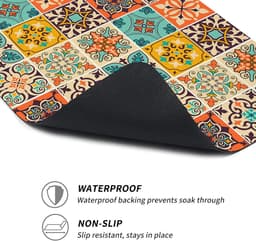 Wasmachine Droger Mat - Apparaat Beschermhoes - Apparaten Beschermen - Absorberend Antislip - 60 cm - Grijs — thumbnail 5