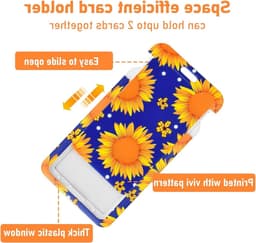 Uitbreidbare ID Kaarthouder met Koord en Karabiner - Waterdichte ID Kaart Houder voor Onderwijs, Zorg en Evenementen - 7 x 11 cm, Verwijderbare Sleutelhanger — thumbnail 2