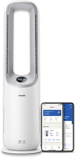 Philips 7000 Series Air Performer 2-in-1 Luchtreiniger en Ventilator - CADR 270m3/u - Ruimtes tot 70m2 - 3 laags HEPA Filtratie - Air+ app - Wit - AMF765/10 — thumbnail 1