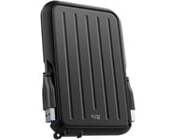 Externe Harde Schijf - Portable SSD Opslagstation - Bestanden Opslaan - Schokbestendig Ontwerp - 25 inch - Zwart