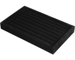 Ringen Display Organizer met 7 Slots - Houten Sieradenhouder voor Thuis en Winkelpresentatie, Verkrijgbaar in 4 Kleuren