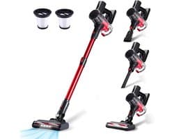 HEZIVO® Steelstofzuiger Draadloos - Stofzuiger 4-in-1 - 2 Snelheden