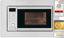Inbouw Magnetron - Grillfunctie Oven - Snel Maaltijden Bereiden - 8 Automatische Programma's - 20 Liter Inhoud - RVS Look — thumbnail 1