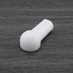 2 stuks vervangende eindkap voor bovenste duwstanggewricht 98656127902, compatibel met Porsche Boxster 986 987 bovenste ondersteuningsbeugel, duwstangkogelgewrichtadapters, wit — thumbnail 3