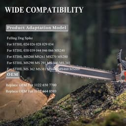 Felling hond Spike geschikt voor Stihl MS360, MS390, MS361, MS362, MS380 en MS381 kettingzagen, duurzaam en betrouwbaar voor binnen- en buitengebruik — thumbnail 4