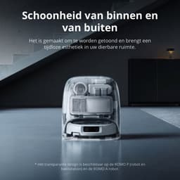 DJI Romo P (Water Tank Version) - Robotstofzuiger met dweilfunctie - Geschikt voor huisdierharen - 25.000 Pa zuigkracht - Obstakeldetectie op millimeter niveau - Transparant design — thumbnail 5