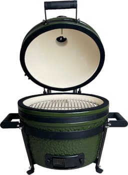 BASTE kamado bbq small - 16 inch - Olijfgroen — thumbnail 5