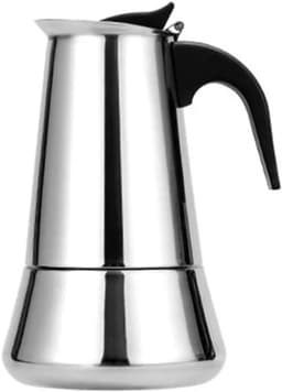 Cafetière mokapot van roestvrij staal, 6 kopjes, geschikt voor alle warmtebronnen, 300 ml — thumbnail 3
